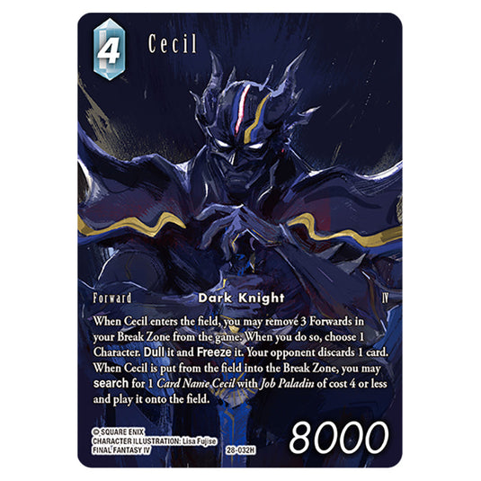 Cecil 28-032H-a card from the Final Fantasy set Dreamlike Oceans