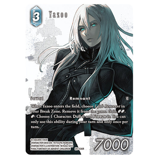 Yazoo 28-036R-a card from the Final Fantasy set Dreamlike Oceans