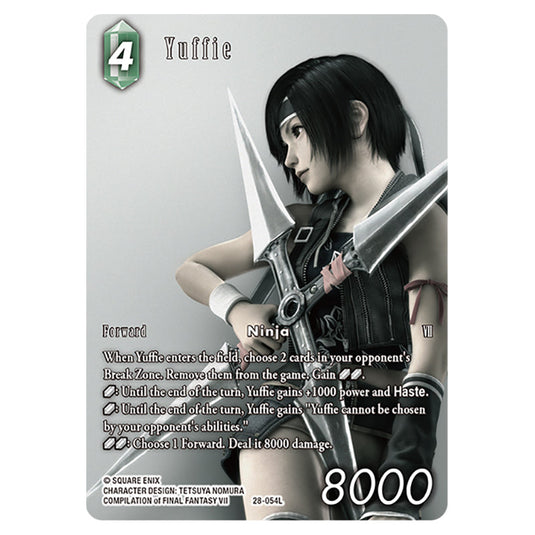 Yuffie 28-054L-a card from the Final Fantasy set Dreamlike Oceans