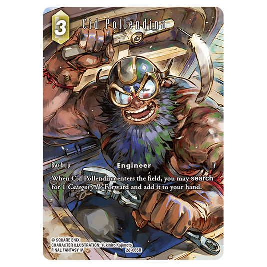 Cid Pollendina 28-065R-a card from the Final Fantasy set Dreamlike Oceans
