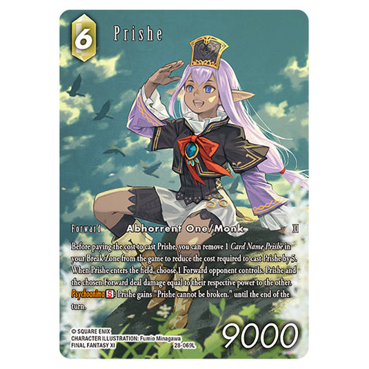 Prishe 28-069L-a card from the Final Fantasy set Dreamlike Oceans