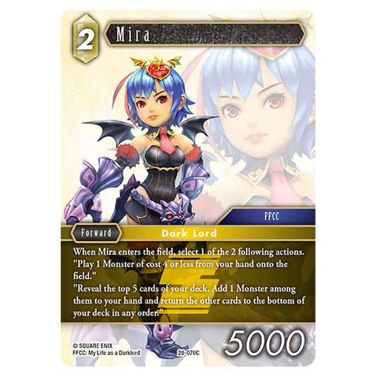 Mira 28-070C card from the Final Fantasy set Dreamlike Oceans