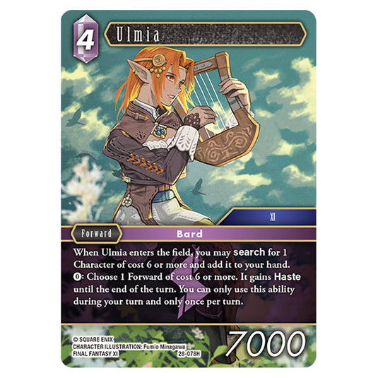 Ulmia 28-078H card from the Final Fantasy set Dreamlike Oceans