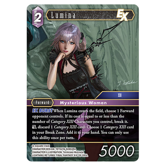 Lumina 28-095L card from the Final Fantasy set Dreamlike Oceans