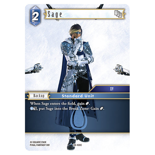 Sage 28-100C card from the Final Fantasy set Dreamlike Oceans