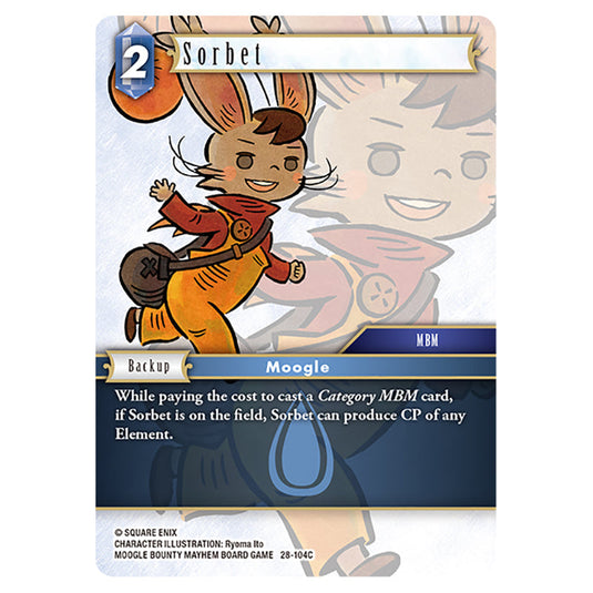 Sorbet 28-104C card from the Final Fantasy set Dreamlike Oceans
