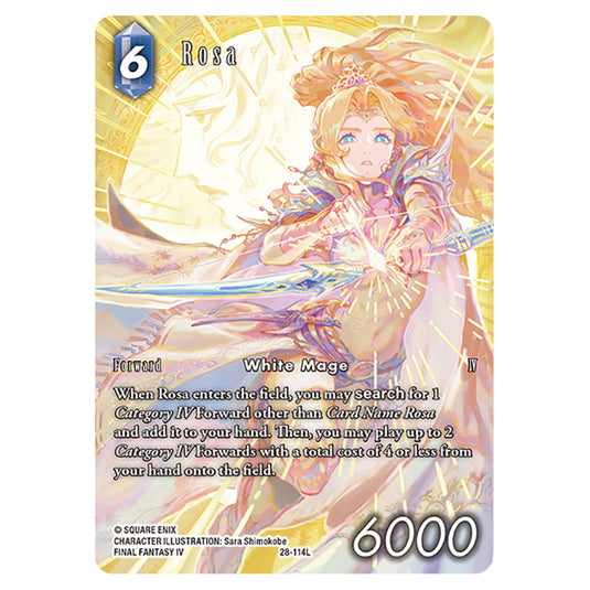 Rosa 28-114L-a card from the Final Fantasy set Dreamlike Oceans
