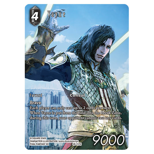 Vayne 28-117H-a card from the Final Fantasy set Dreamlike Oceans