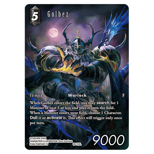 Golbez 28-118L-a card from the Final Fantasy set Dreamlike Oceans