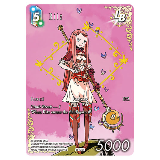 Ritz 28-120R-a card from the Final Fantasy set Dreamlike Oceans