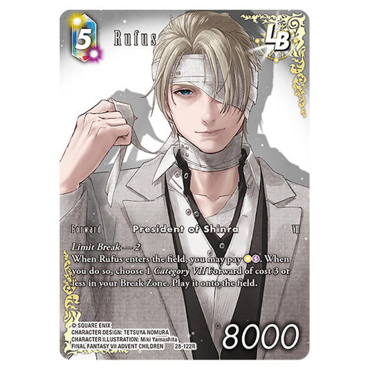 Rufus 28-122R-a card from the Final Fantasy set Dreamlike Oceans