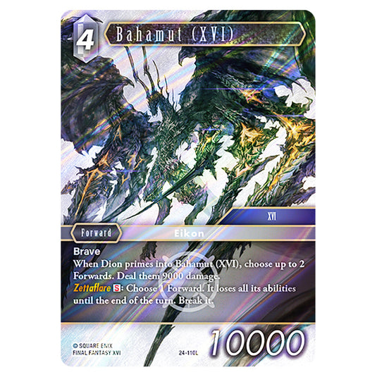 Bahamut (XVI) 24-110L card from the Final Fantasy set Dreamlike Oceans