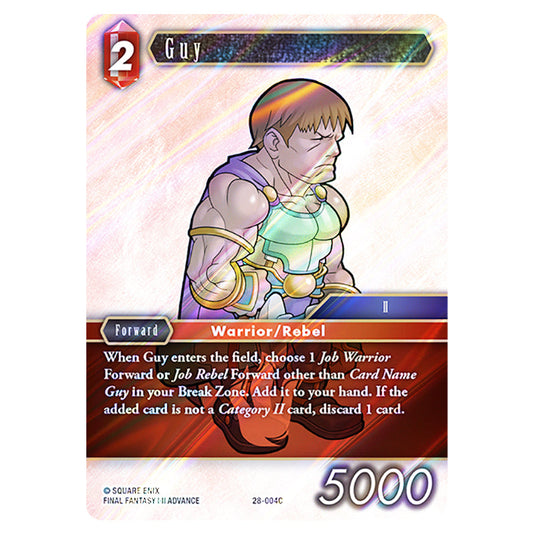 Guy 28-004C card from the Final Fantasy set Dreamlike Oceans