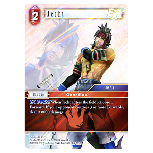 Jecht 28-009C card from the Final Fantasy set Dreamlike Oceans