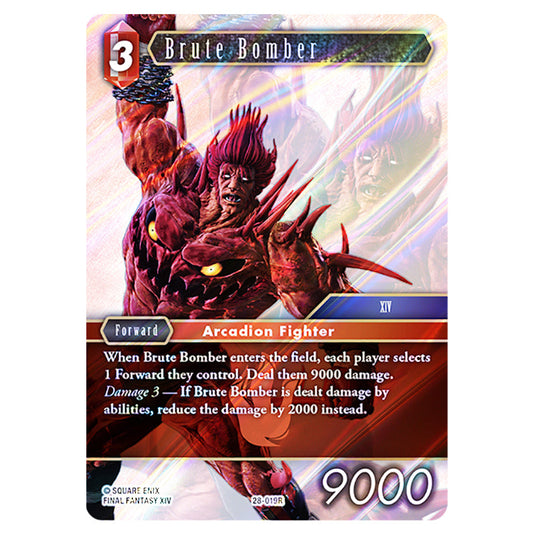 Brute Bomber 28-019R card from the Final Fantasy set Dreamlike Oceans