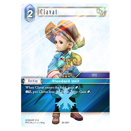 Clavat 28-026C card from the Final Fantasy set Dreamlike Oceans