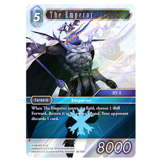 The Emperor 28-027C card from the Final Fantasy set Dreamlike Oceans