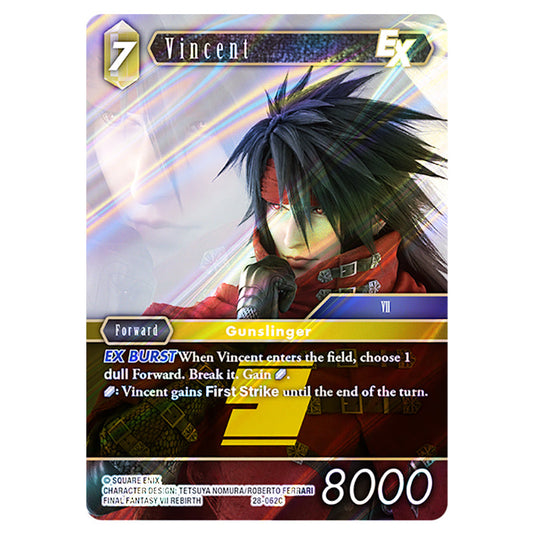 Vincent 28-062C card from the Final Fantasy set Dreamlike Oceans