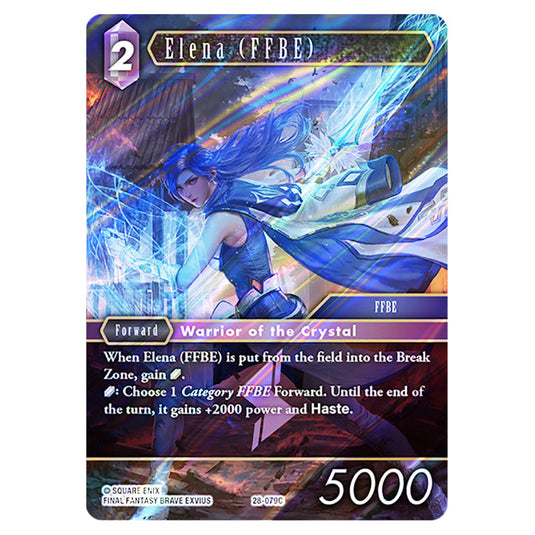 Elena (FFBE) 28-079C card from the Final Fantasy set Dreamlike Oceans