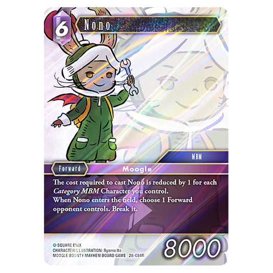 Nono 28-084R card from the Final Fantasy set Dreamlike Oceans