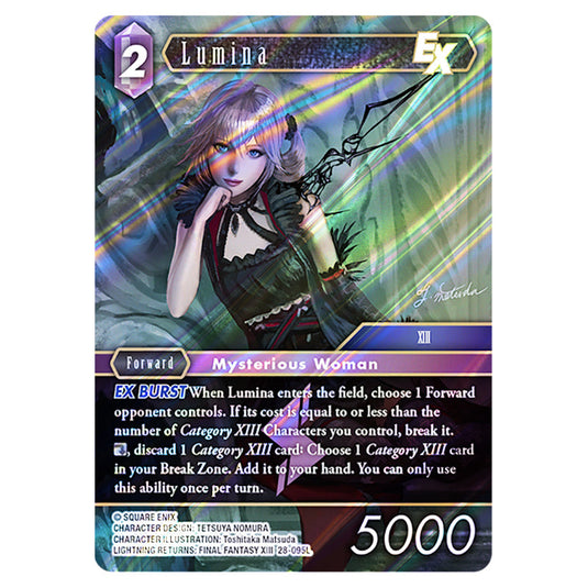 Lumina 28-095L card from the Final Fantasy set Dreamlike Oceans