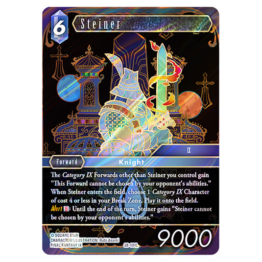 Steiner 28-101L card from the Final Fantasy set Dreamlike Oceans