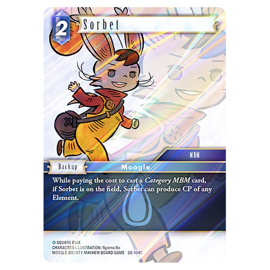 Sorbet 28-104C card from the Final Fantasy set Dreamlike Oceans