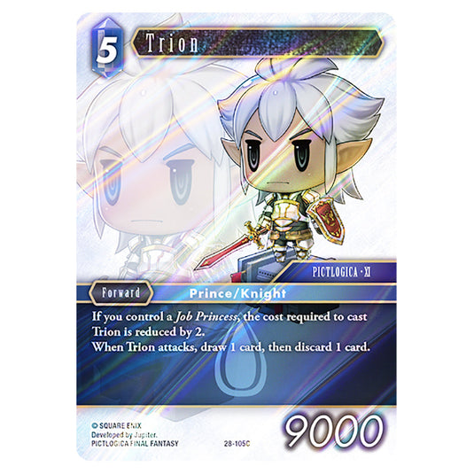 Trion 28-105C card from the Final Fantasy set Dreamlike Oceans
