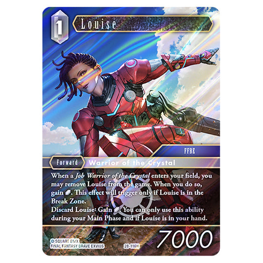 Louise 28-116H card from the Final Fantasy set Dreamlike Oceans