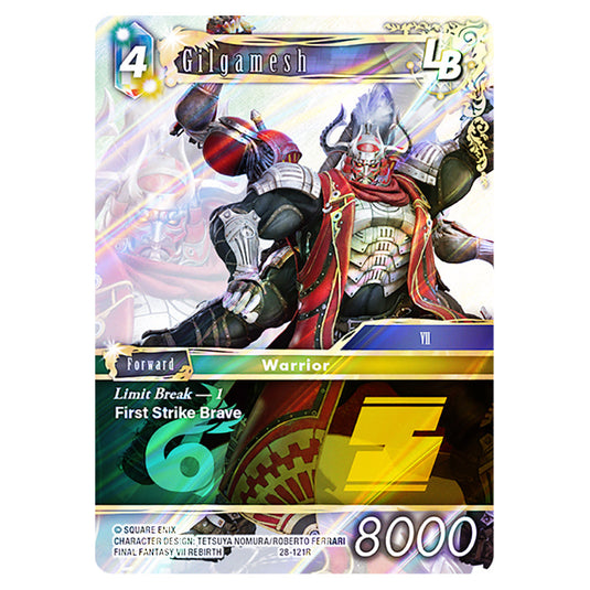 Gilgamesh 28-121R card from the Final Fantasy set Dreamlike Oceans