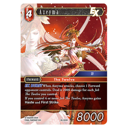 Azeyma 26-001R card from the Final Fantasy set Gunslinger in the Abyss