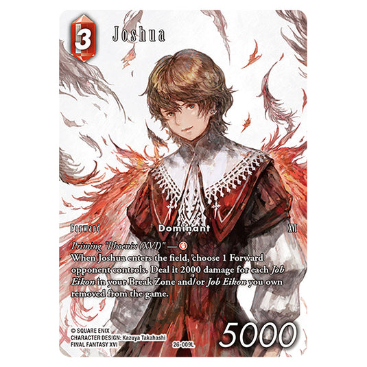 Joshua 26-009L-a card from the Final Fantasy set Gunslinger in the Abyss
