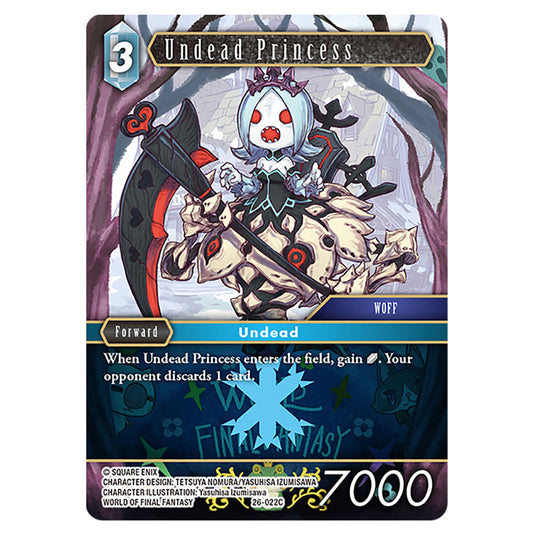 Undead Princess 26-022C card from the Final Fantasy set Gunslinger in the Abyss