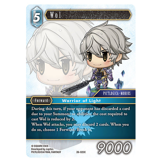 Wol 26-023C card from the Final Fantasy set Gunslinger in the Abyss
