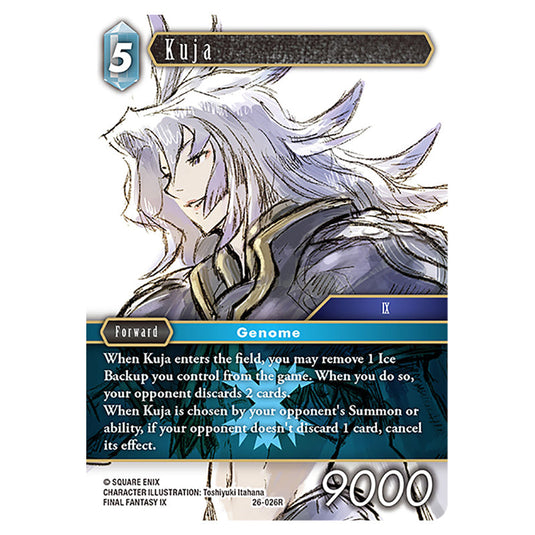 Kuja 26-026R card from the Final Fantasy set Gunslinger in the Abyss