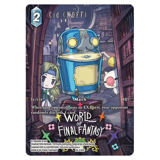 Cid (WOFF) 26-030C-a card from the Final Fantasy set Gunslinger in the Abyss
