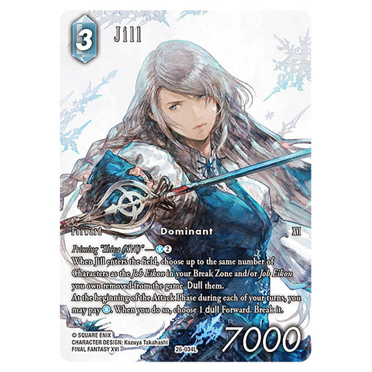 Jill 26-034L-a card from the Final Fantasy set Gunslinger in the Abyss