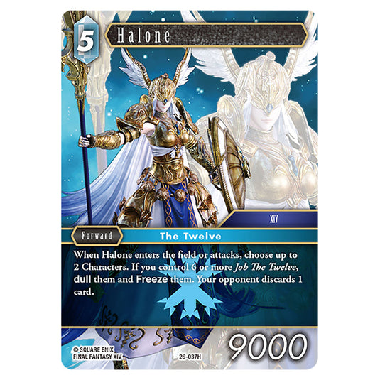 Halone 26-037H card from the Final Fantasy set Gunslinger in the Abyss