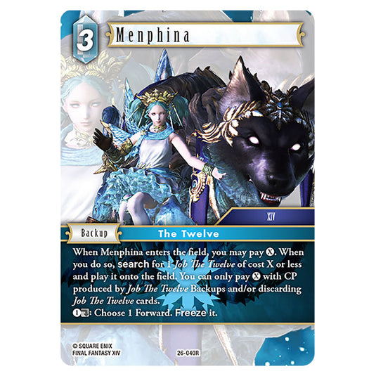 Menphina 26-040R card from the Final Fantasy set Gunslinger in the Abyss