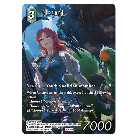Cissnei 26-050R-a card from the Final Fantasy set Gunslinger in the Abyss