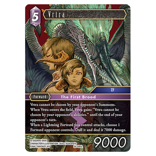 Vrtra 26-085L card from the Final Fantasy set Gunslinger in the Abyss