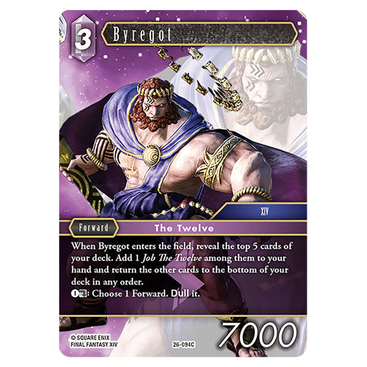Byregot 26-094C card from the Final Fantasy set Gunslinger in the Abyss