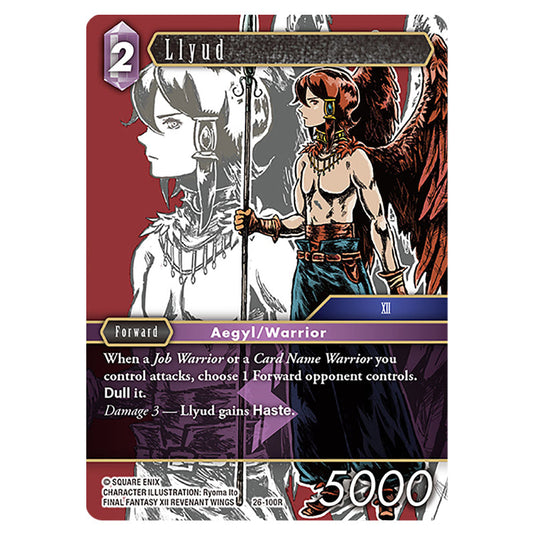 Llyud 26-100R card from the Final Fantasy set Gunslinger in the Abyss