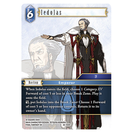 Iedolas 26-104H card from the Final Fantasy set Gunslinger in the Abyss