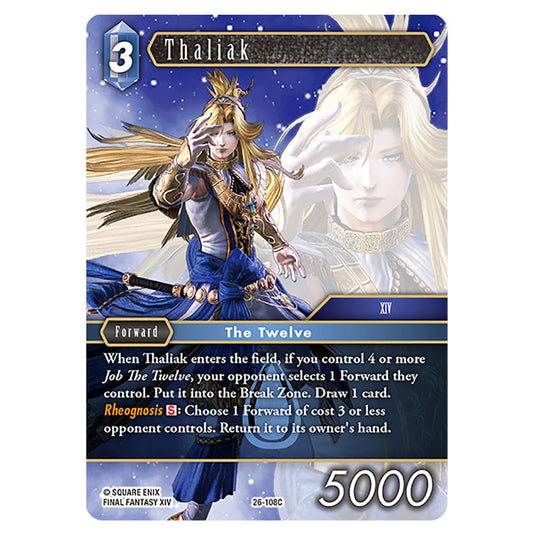 Thaliak 26-108C card from the Final Fantasy set Gunslinger in the Abyss