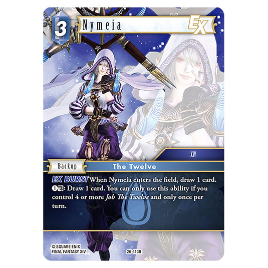 Nymeia 26-113R card from the Final Fantasy set Gunslinger in the Abyss