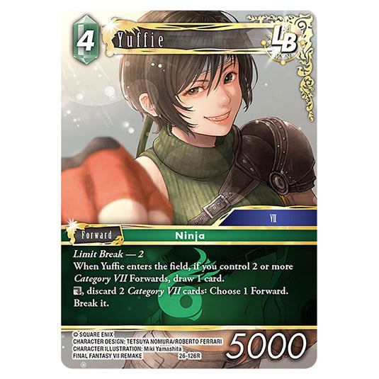 Final Fantasy - Gunslinger in the Abyss - Yuffie - 26-126R Final Fantasy - Gunslinger in the Abyss - Yuffie - 26-126R