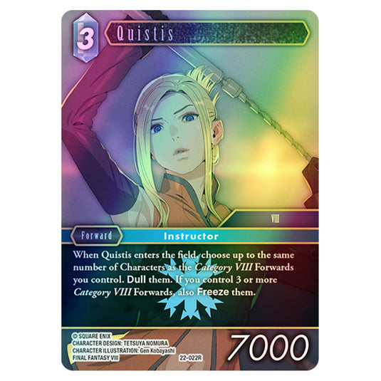 Final Fantasy - Hidden Hope - Quistis - 22-022R (Foil)