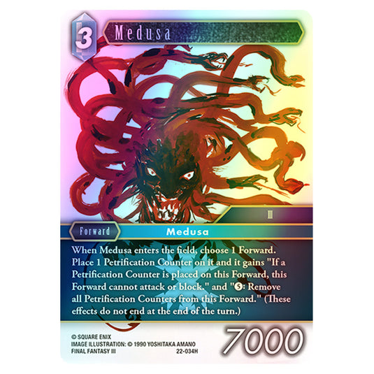 Final Fantasy - Hidden Hope - Medusa - 22-034H (Foil)