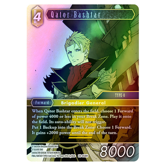 Final Fantasy - Hidden Hope - Qator Bashtar - 22-058H (Foil)